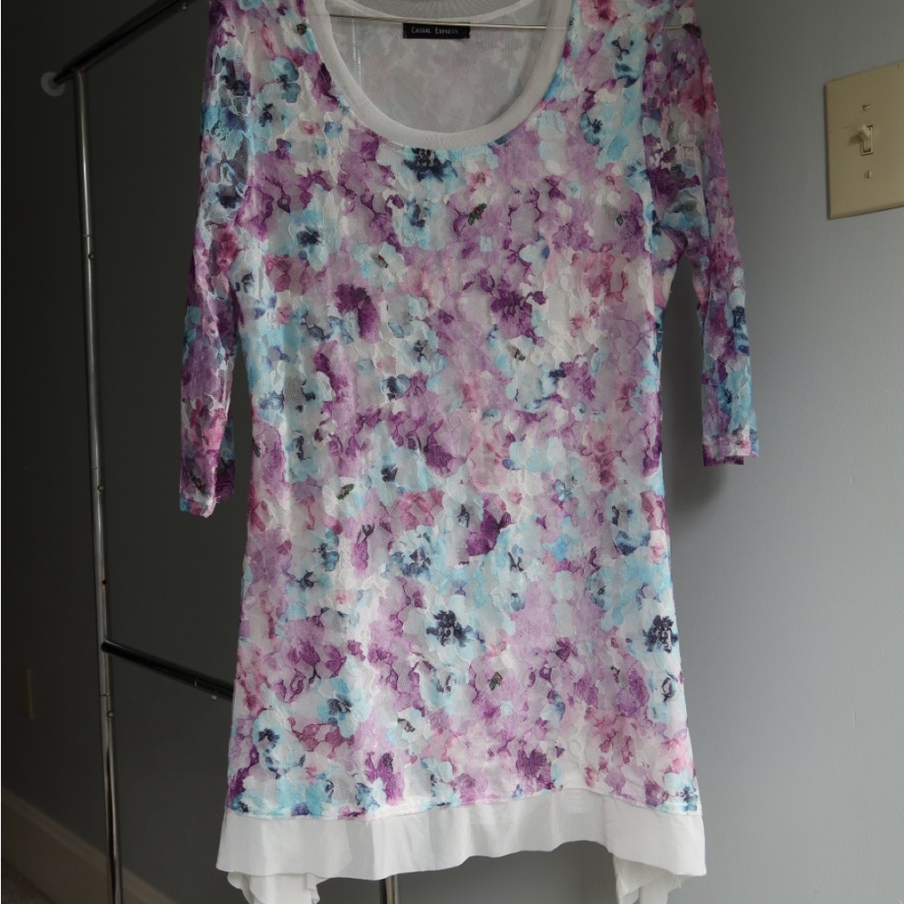 Casual Express long blouse/mini‎ dress/ cover up